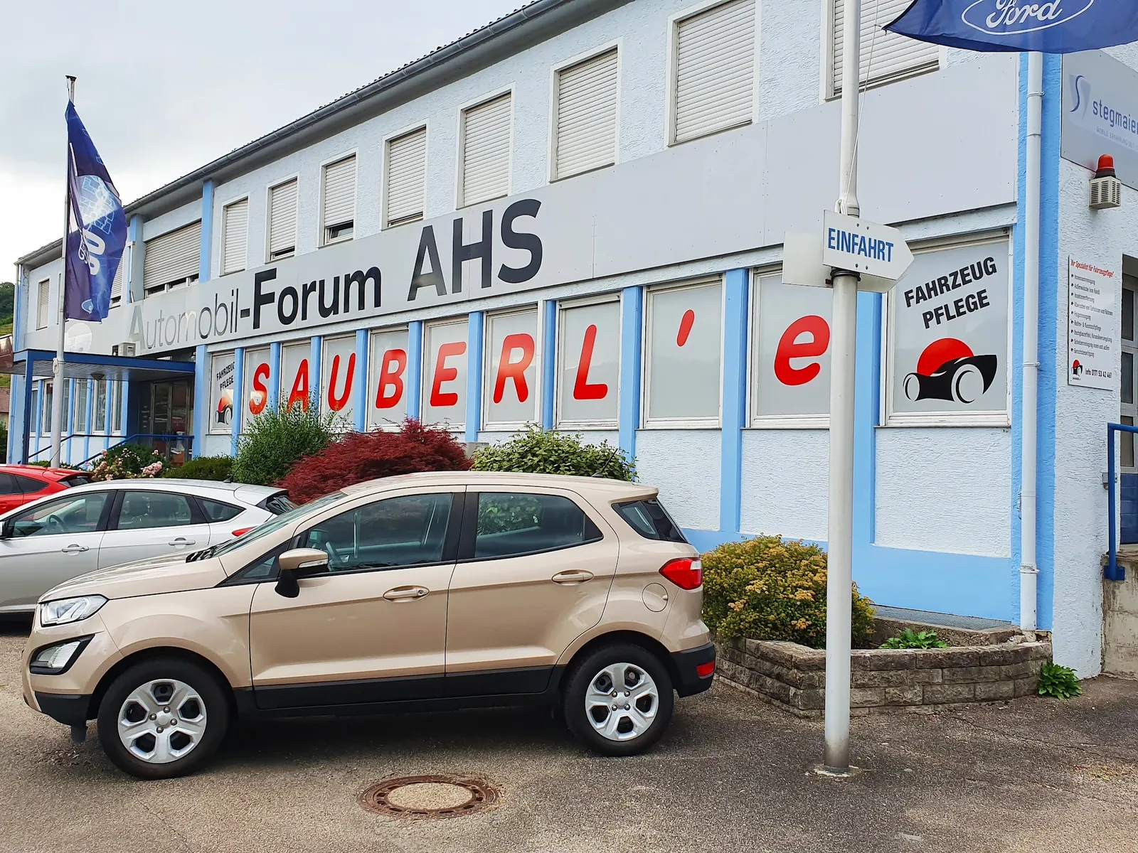 Werkstattgebäude von Sauberle Fahrzeugpflege in Ingelfingen